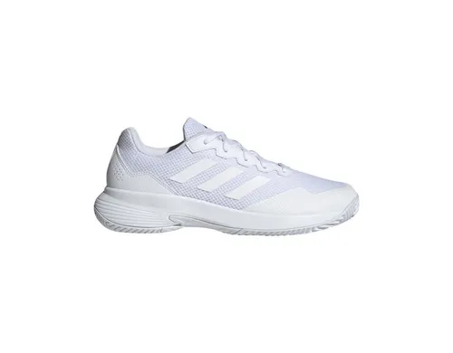 adidas Tennisschuhe GameCourt 2 Allcourt Herren – Größe 48 (US: 13) - Leichte Tennisschuhe mit Mesh-Obermaterial und gepolstertem Fersenbereich für optimalen Komfort. Die Adiwear Außensohle bietet hervorragende Traktion auf Sand- und Hartplätzen.