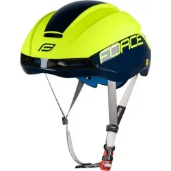 FORCE Helm ORCA MIPS in fluo-blau, Größe L-XL - Innovativer Fahrradhelm mit MIPS-System für verbesserten Schutz bei Stürzen. In-Mold-Technologie, 19 Luftlöcher und reflektierende Elemente sorgen für Komfort und Sicherheit. Gewicht: 243g.
