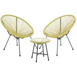 SVITA Balkonset BALI in gelb von SVITA