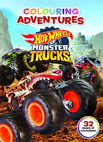Hot Wheels Monster Trucks: Colouring Adventures (Mattel)