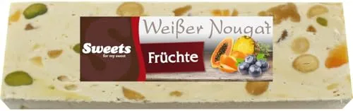 Odenwälder Marzipan Weißer Nougat mit Früchte 150g