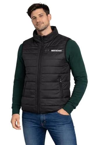 BERTSCHAT Beheizbare Weste Herren – Extrem Warm mit 10 Heizzonen & 3 Stufen | Inkl. 2 Powerbanks & USB-Ladefunktion | Wind- & Wasserdicht