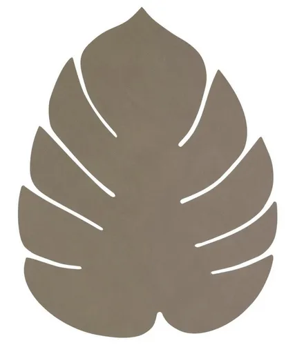 LIND DNA Platzset NUPO Tischset Monstera Leaf L army green 42x35, Table Mat L Monstera Leaf Nupo Army Green