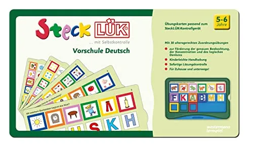 SteckLÜK: Vorschule Deutsch Alter 5 - 6 (grün)