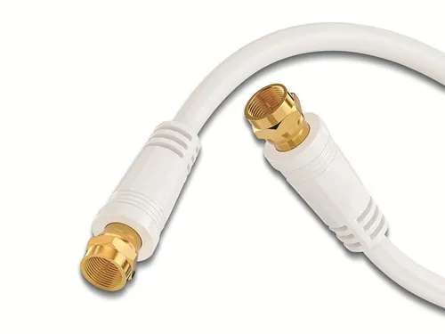 SONERO Sat-Antennenanschlusskabel, 15 m, weiß X-SATC010-150