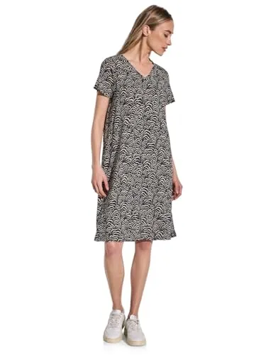 Street One Damen Gemustertes Jersey-Kleid