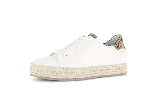 Gabor Plateausneaker mit Best Fitting-Ausstattung - Sneaker in offwhite-leo mit 3 cm Plateauhöhe und Gabor BEST FITTING für optimalen Komfort. Ideal für sportliche Freizeitlooks.