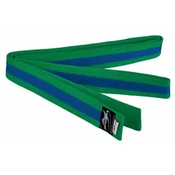 Ju-Sports Stoffgürtel Budo blau|grün 220 cm