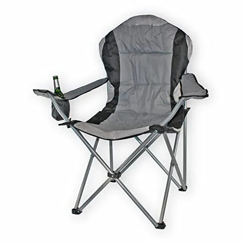 colourliving Angelstuhl Faltarmlehnstuhl Campingstuhl Camping Garten Gartenmöbel Stuhl Deluxe