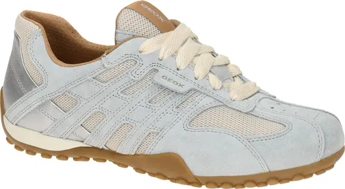 GEOX SNAKE ORIGINAL Sneaker für Damen in Blau, Größe 41 - Der GEOX SNAKE ORIGINAL Sneaker vereint Atmungsaktivität und Stil. Mit hochwertigem Obermaterial aus Mesh und Veloursleder sowie flexibler Sohle ist er ideal für aktive Tage und entspannte Wochenenden.