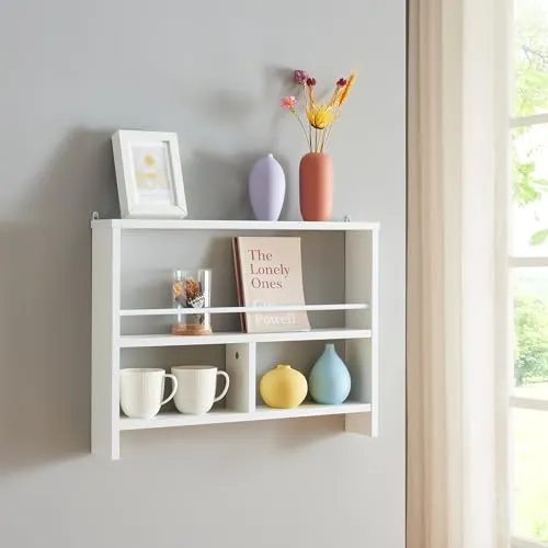 [en.casa] Wandregal Piteå mit 3 Ablageflächen
