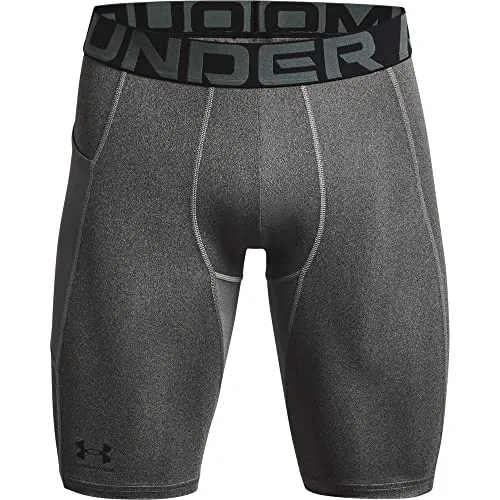 Under Armour HG Armour Lng Shorts - Herren Sportunterwäsche - Komfortable HeatGear Kompressionsshorts mit atmungsaktivem Design und strategischen Mesh-Einsätzen für optimale Bewegungsfreiheit und Schweißableitung.