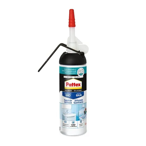 Pattex Perfektes Bad Sanitär-Silikon - Weiß, 100ml