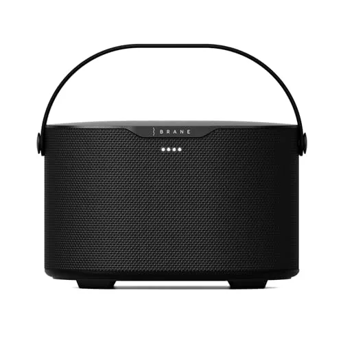 Brane Audio Brane X Smart Speaker, tragbarer kabelloser Bluetooth-Lautsprecher, interner RAD-Subwoofer, 12 Stunden Wiedergabe, wasserdicht IP57