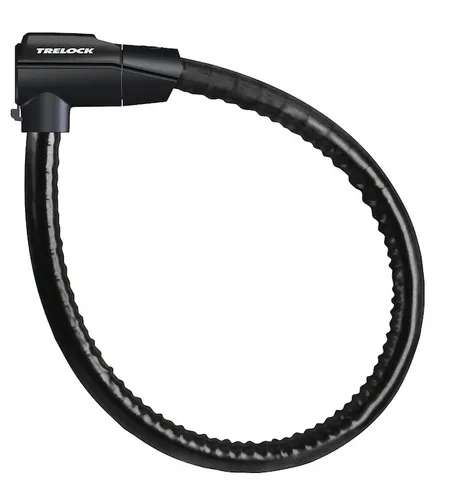 TRELOCK Panzerkabelschloss PK 460 schwarz - 1000 mm Länge, 22 mm Durchmesser - Fahrradschlösser, robust und sicher mit hohem Schutz gegen Diebstahl, ideal für anspruchsvolle Radfahrer.