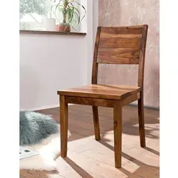 Stuhl Sheesham SYDNEY #133 in braun von Massivholzmöbel24