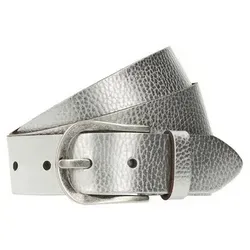 Tamaris Ledergürtel Essential silberfarben 90 in silber von Tamaris