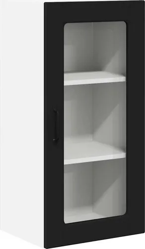 vidaXL Küchenschrank Schwarz 40 x 31 x 80 cm Holzwerkstoff