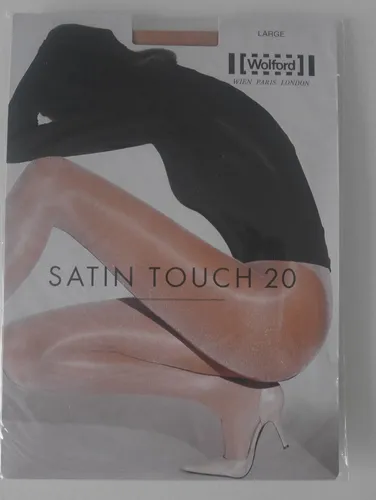 NEU & OVP: Wolford SATIN TOUCH 20! Gr. LARGE! Farbe: gobi (braun)