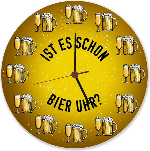 Wanduhren Gelb von speecheese
