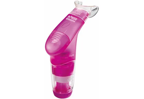 Powerbreathe Atemtrainer Plus Pink & Black EDITION, Lungentrainer für Sport und Fitness, steigert Ausdauer und Leistung