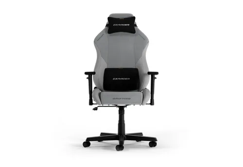 DXRacer DRIFTING XL Gaming Stuhl grau - Drehstuhl mit 135° Neigungswinkel, stabiler Stahlkonstruktion und komfortablem Stoffbezug – ideal für lange Gaming-Sessions.
