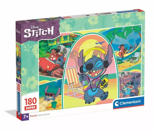 CLE puzzle 180 SuperKolor Stitch 29800 Clementoni 8005125298006