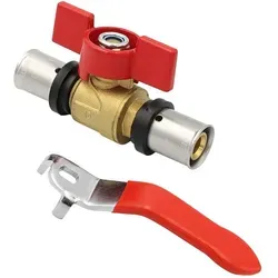 Press-kugelhahn Absperrhahn 16x2 Mm Th Kontur Verbundrohr Heizung