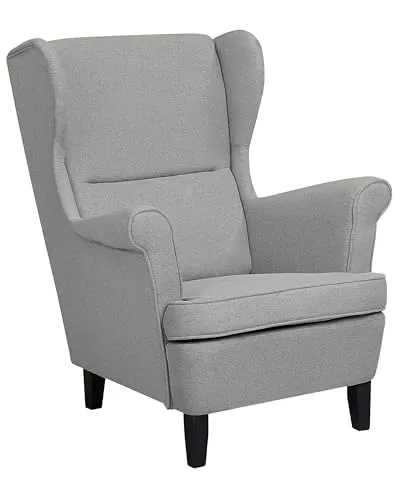 Produktbild Eleganter Ohrensessel in Grau mit Komfort
