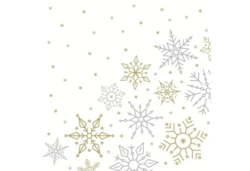 Papierservietten Silber von Home Fashion