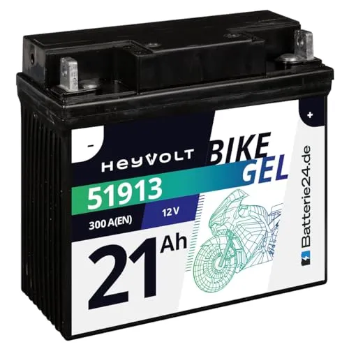 Produktbild HeyVolt GEL Motorradbatterie 12V 21Ah für R850 R1100 R1150 K1200