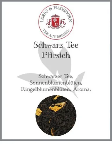 Schwarz Tee Pfirsich 1kg