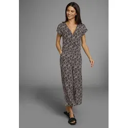 Stylischer Jumpsuit mit geometrischem Muster in schwarz von Laura Scott