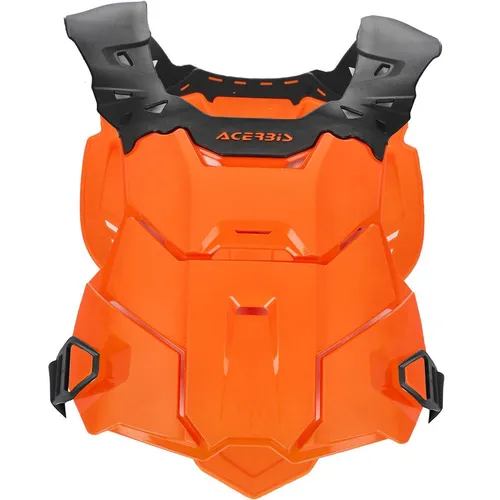 Acerbis Brustpanzer Motorrad Cross Enduro Linear Schwarz/Orange - Schutz für Motorradfahrer, ergonomisches Design für optimale Bewegungsfreiheit und Komfort beim Fahren im Gelände.