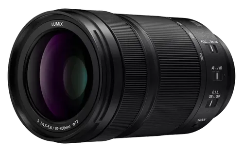 PANASONIC Lumix S 70-300mm 1:4.5-5.6 O.I.S. - Kompaktes, staub- und spritzwasserfestes Telezoom-Objektiv mit Makrofunktion für gestochen scharfe Aufnahmen