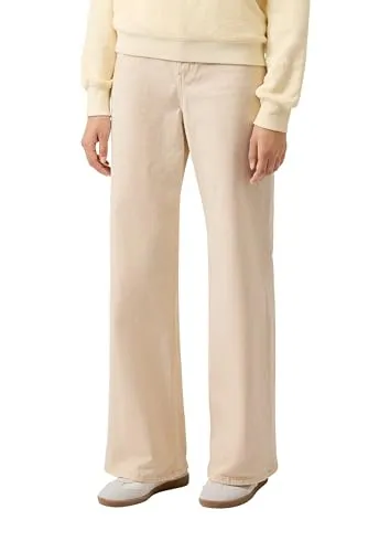 s.Oliver Jeans Suri - Regular Fit, High Rise, Wide Leg - Stylische Wide Leg Jeans mit hohem Bund aus hochwertigem Baumwollmix, Gürtelschlaufen und praktischem Knopf- und Reißverschluss für optimalen Tragekomfort.