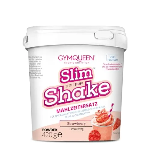 GymQueen Slim Shake 420g Erdbeere