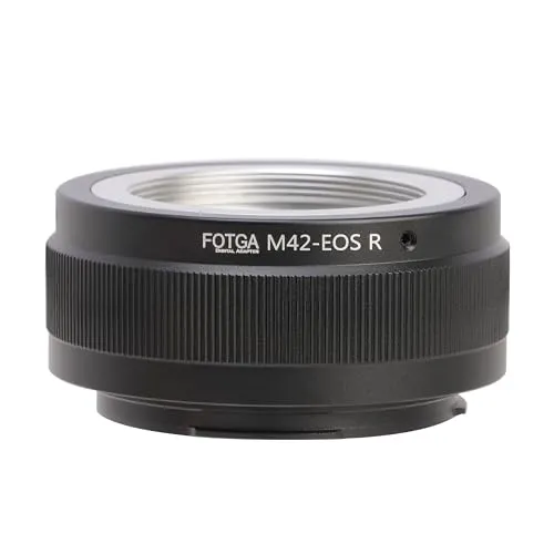 FOTGA M42-EOSR Objektivadapter Konverter Ring für M42 Objektiv Lens Kompatibel mit Canon EOS R R3 R5 R5C R6 Mark II R7 R8 R10 R50 R100 RP EOSR Halterung Spiegellose Kamera