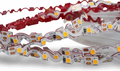 LED Strip ZICK-ZACK 2835Z Kaltweiß (6000k) 48W 5 Meter 12V IP20