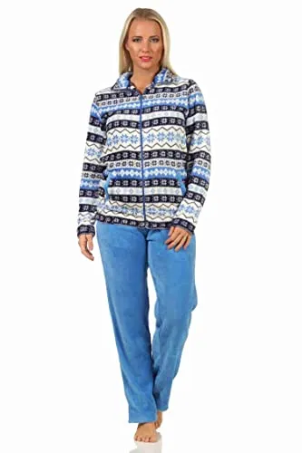 NORMANN-Wäschefabrik Damen Hausanzug aus Coralfleece von Normann