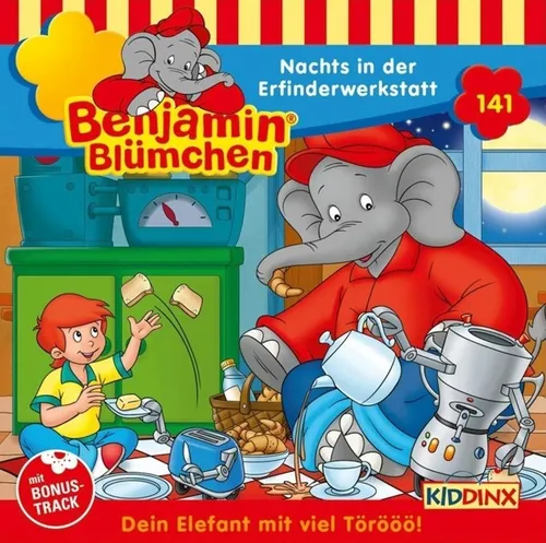 Benjamin Blümchen / Folge 141:Nachts in der Erfinderwerkstatt