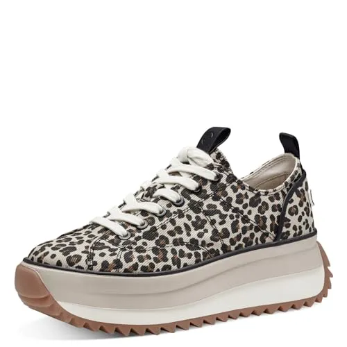 Tamaris Sneaker 1-23731-41 360 normal - Damen-Sneaker mit gepolsterter TOUCH-IT Decksohle für optimalen Tragekomfort und individuelle Weitenregulierung durch Schnürverschluss.