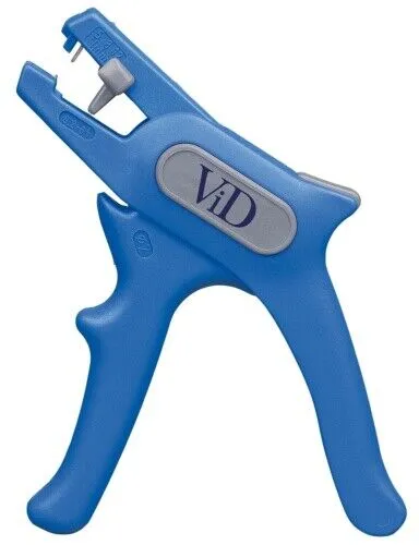 ViD® Kabelabisolierzange Abisolierwerkzeug No. 5  0,2 - 6,0mm² blau grau