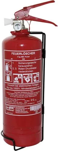 HP Autozubehör 10152 ABC Feuerlöscher 2kg in rot von HP Autozubehör