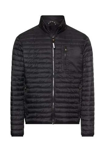 Camel Active Herren Steppjacke 430590-9N90 in Größe XXXL - Moderne Herren-Steppjacke mit hohem Stehkragen, zwei seitlichen Reißverschlusstaschen und einem dynamischen Frontreißverschluss. Ideal für Übergangszeiten, sorgt für angenehmen Tragekomfort und stilvolles Auftreten.