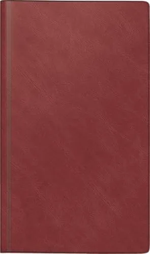 rido/idé Buchkalender Mod. Reise-Merker 2026 - Organizer mit 384 Seiten, 1 Seite pro Tag, ideal für die Planung unterwegs. Mit weinrotem Kunststoff-Einband und praktischen Zusatzinformationen für das Jahr 2026.
