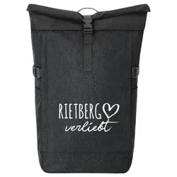 Huuraa Kurierrucksack Rietberg 30-44 Liter Black Melange