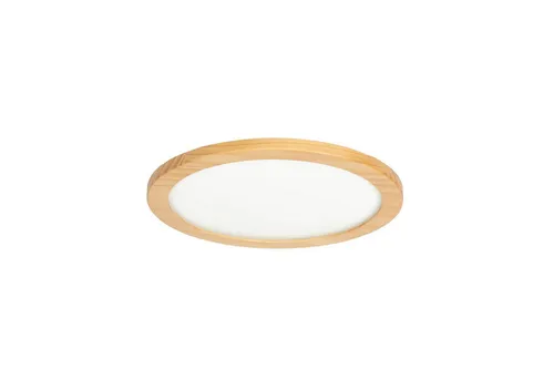Lucande Deckenleuchten Joren - LED Holz Deckenleuchte mit Farbwechsel - Moderne LED-Deckenleuchte aus Holz mit Farbwechsel zwischen warmweiß und tageslicht, inklusive Fernbedienung für individuelles Lichtambiente.