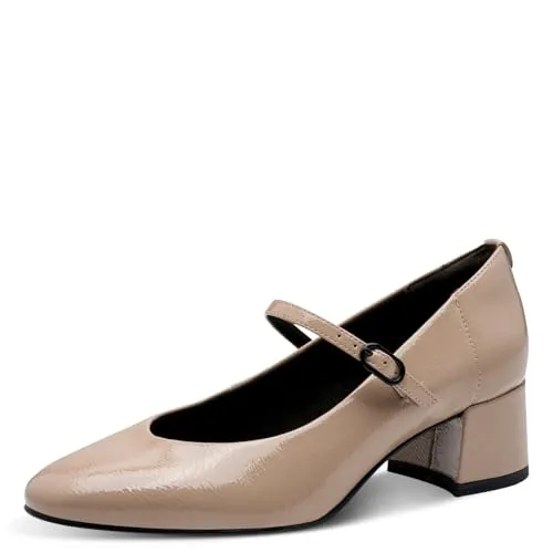 Tamaris Damen Pumps Vegan Beige 36 – Eleganz trifft Komfort