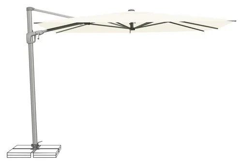 Suncomfort by Glatz Ampelschirm Sunflex 300x300cm ecru beige